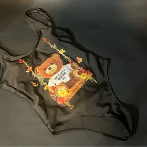 Moschino bathing suit one piece